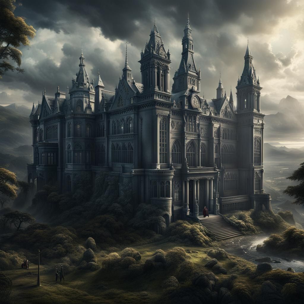Epic Schools of Good and Evil: Digital Matte Painting