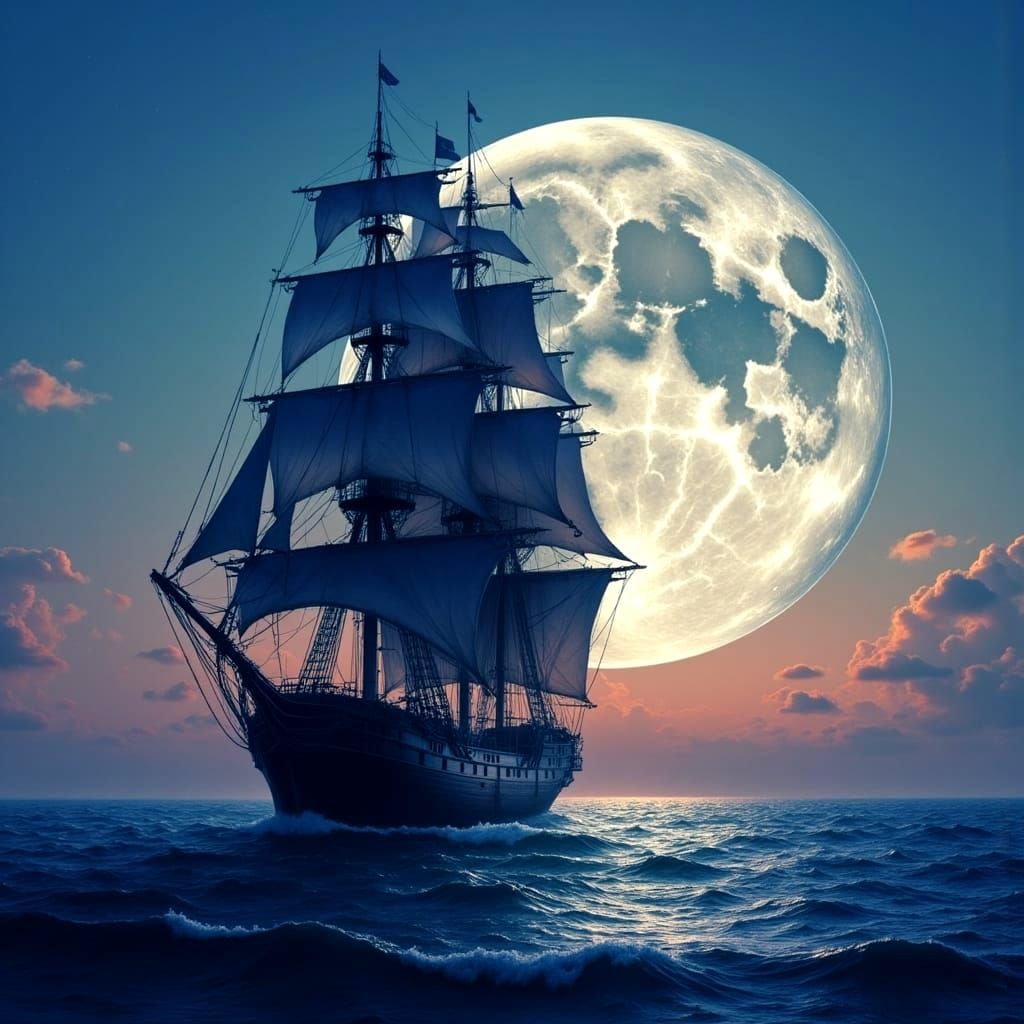 Moonscape Sailing