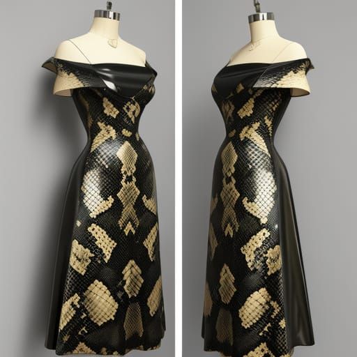 Reptilian dress