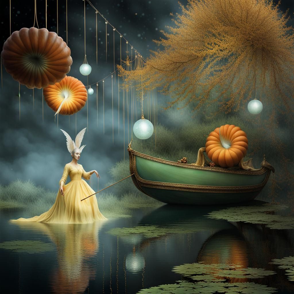 Magical Celebration in Surreal Photorealistic Style