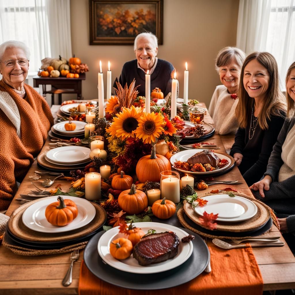 Festive Autumn Feast for All Saints' Day
