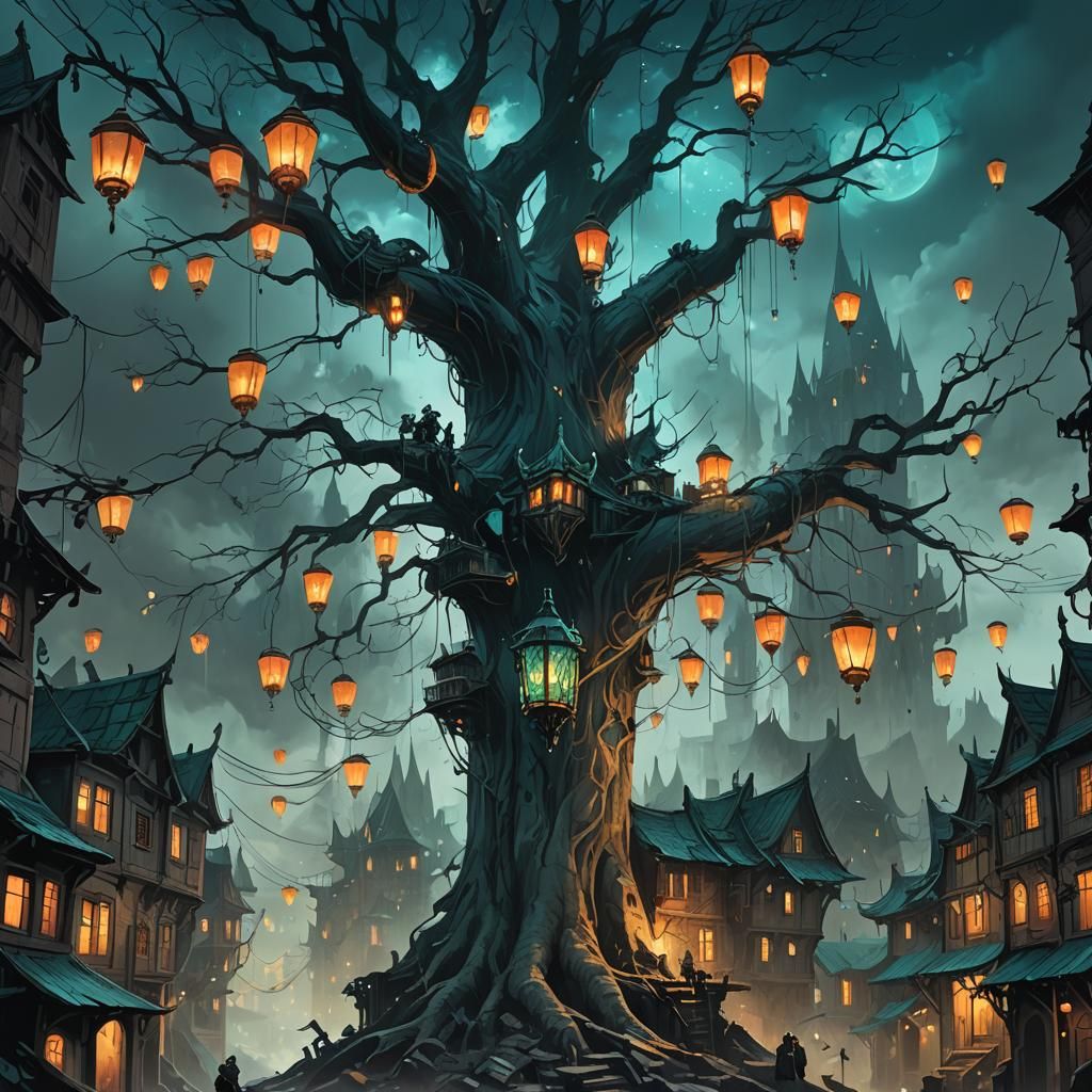 Dark Fantasy Knight in City of Tears