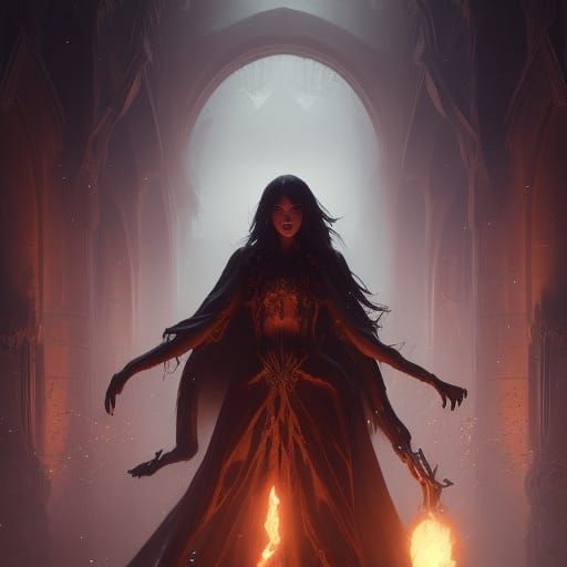 Hyperdetailed Ainz Ooal Gown Concept Art