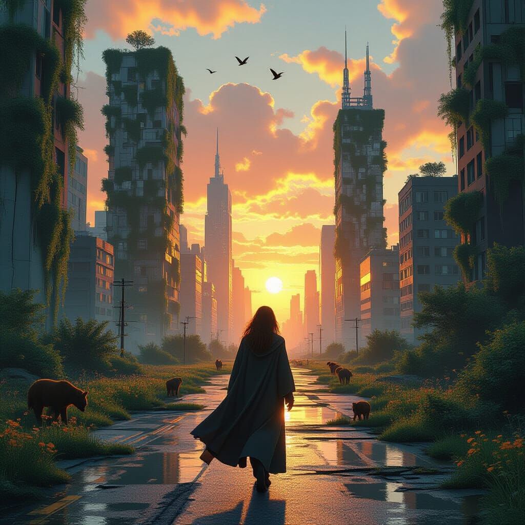 Post-Human Earth: Nature Reclaims the City