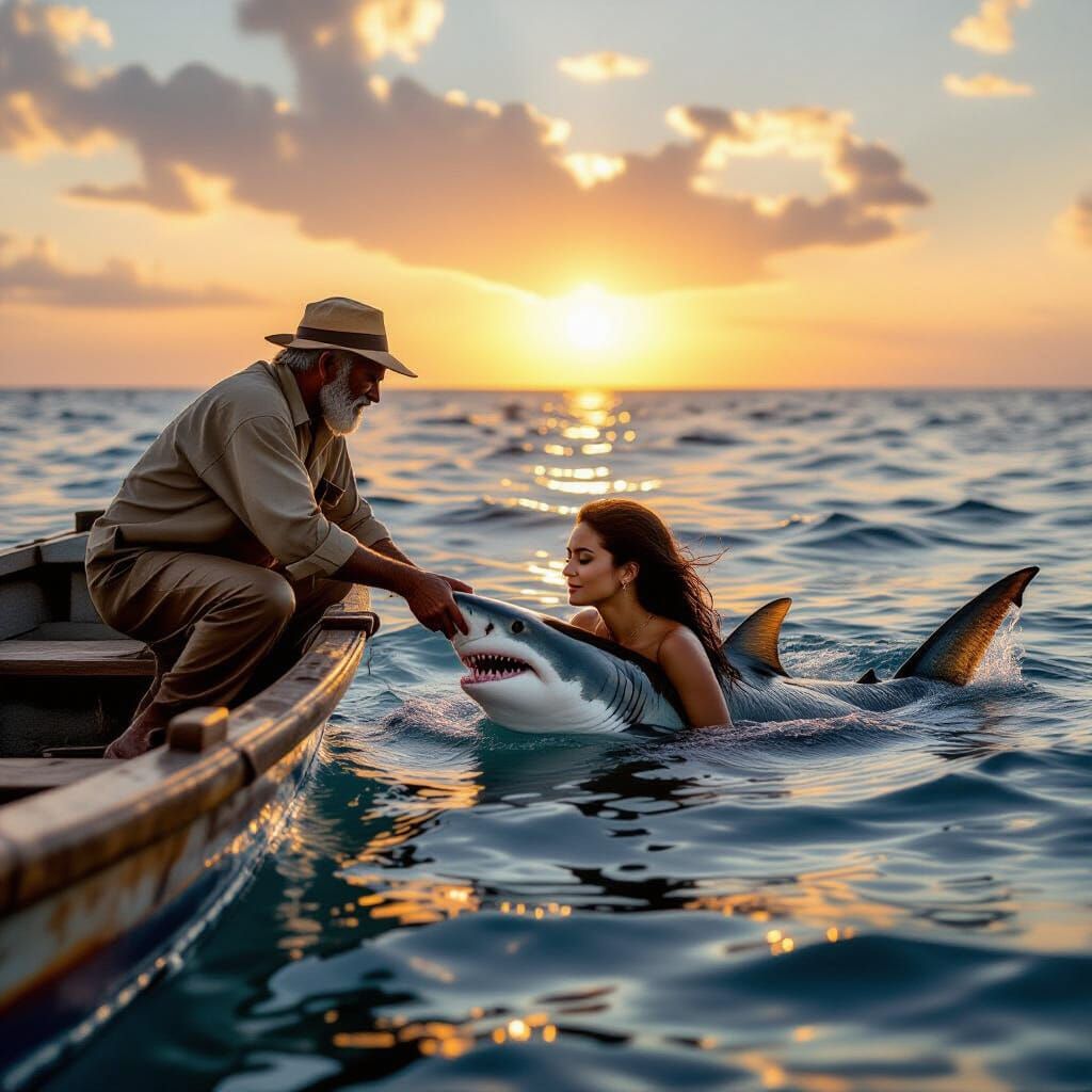 Mystical Sea Transformation: Fisherman Rescues Woman Becomin...