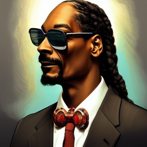 Snoop Dogg Portrait in Artgerm Style