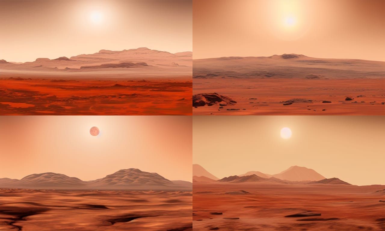 Martian landscape