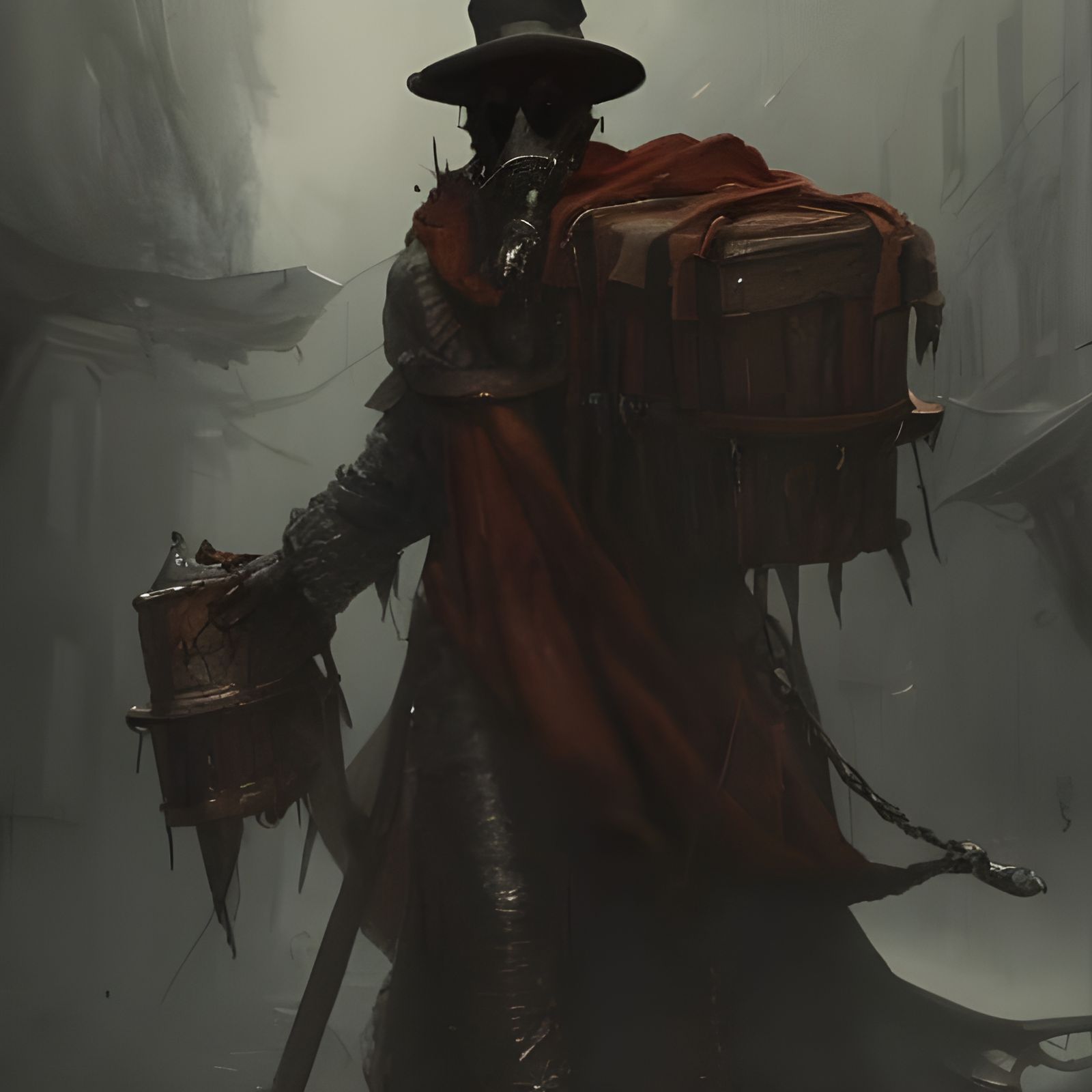 Plague Doctors in Dark Fantasy Style