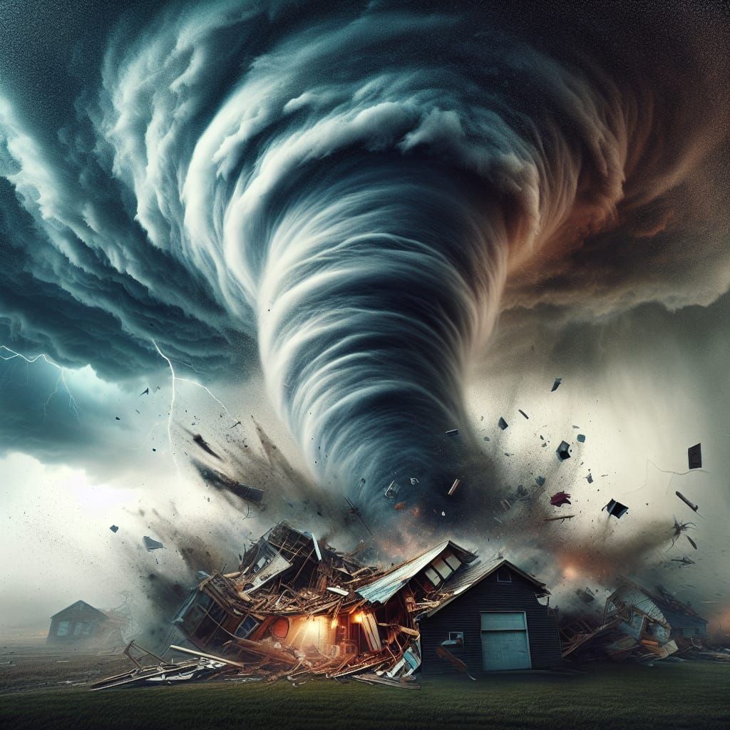 Spectacular Tornado Unleashes Fury
