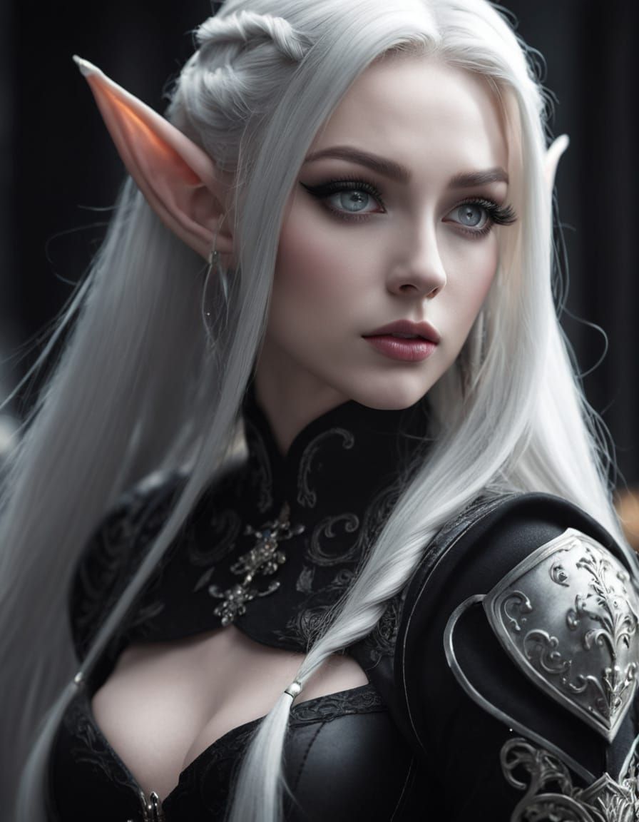 Hyperrealistic Elf Portrait in High Definition