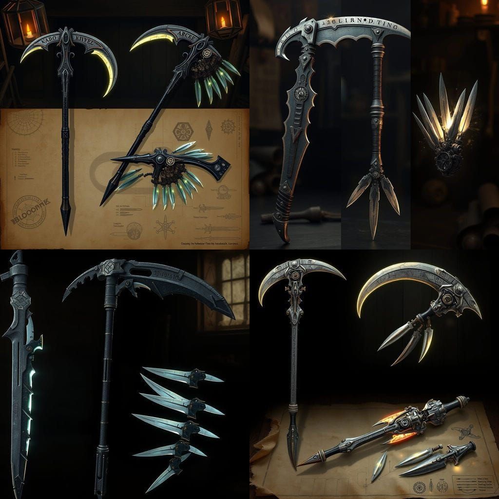 Ancient Arcane Trick Weapon Concept Art