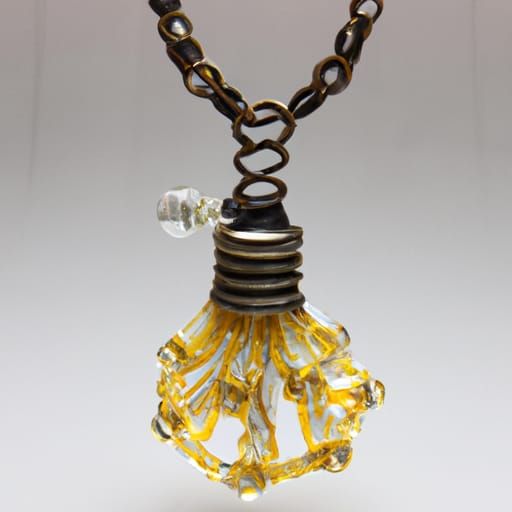 Elegant Lightbulb Jewelry Art
