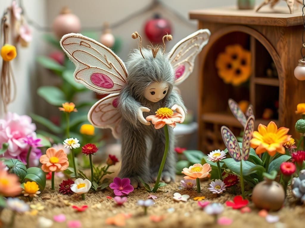 Miniature Steampunk Fairy-Bigfoot at Garden Party