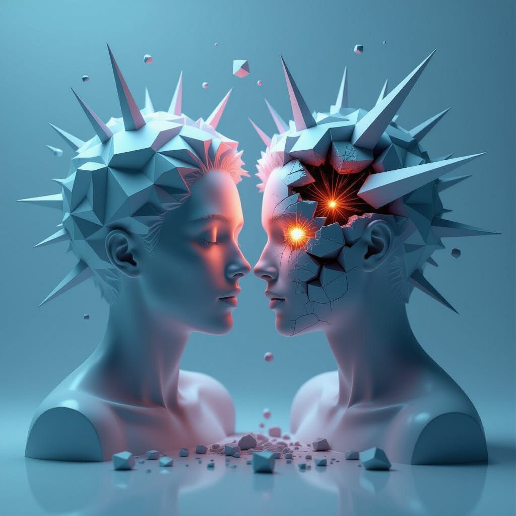 3D Digital Art: Mental Property Trespassed