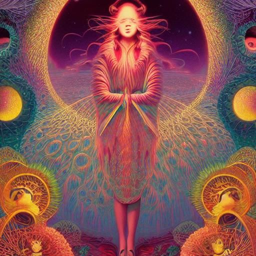 Weightless Fairytale Scene with Intricate Details