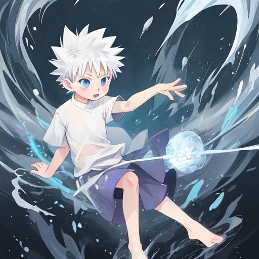 AI Image of Fictional Character Killua