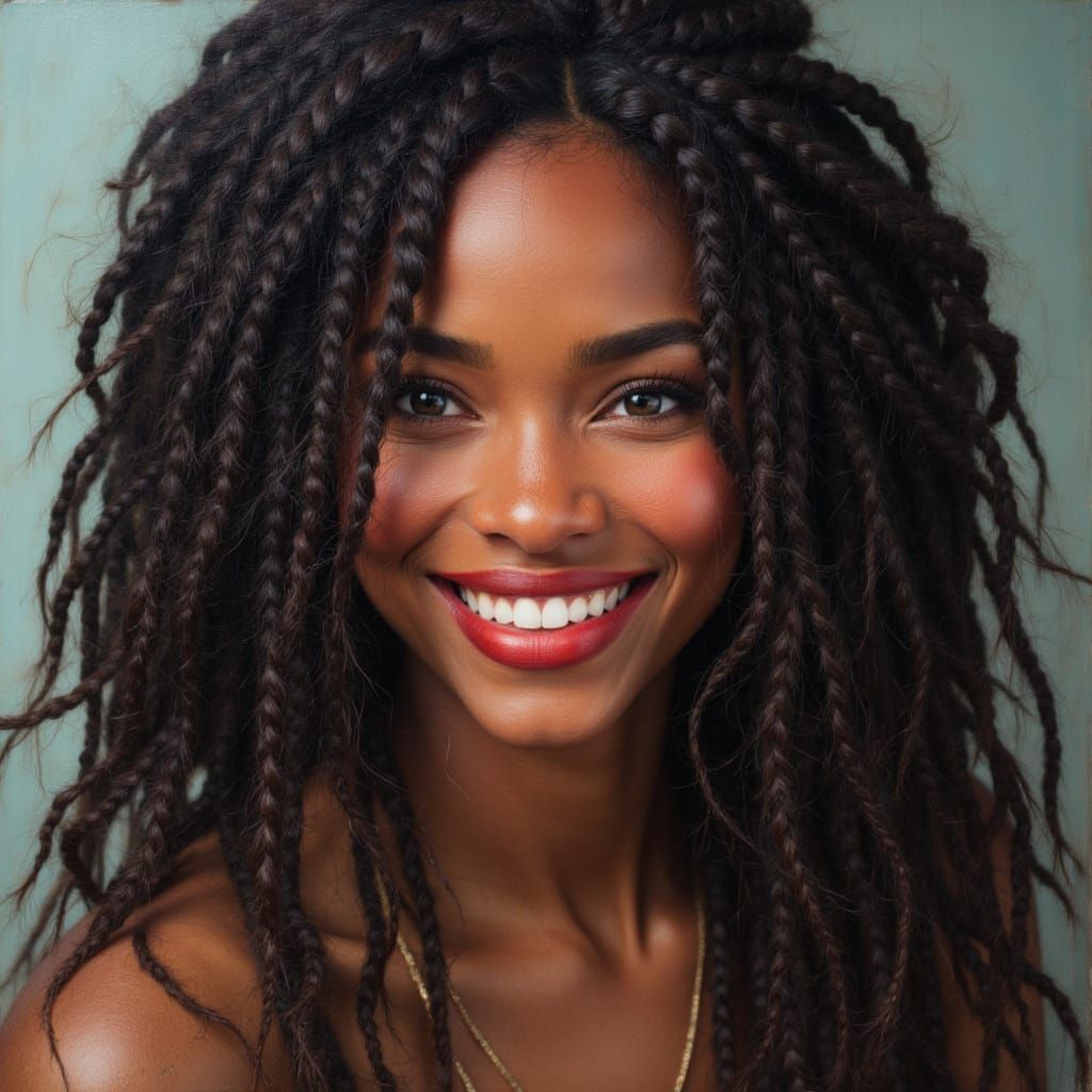 African Goddess Portrait Inspired by Amy Sherald