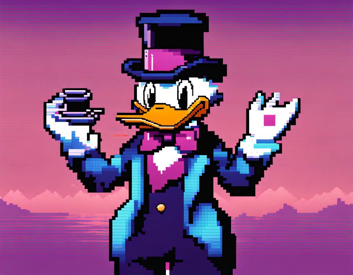 Vaporwave 8bit , Unca Scrooge McDuck