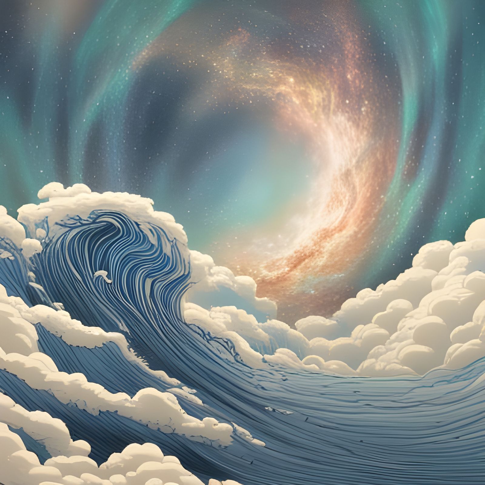 Lightspeed Star Streaks: Surreal Celestial 3D Art