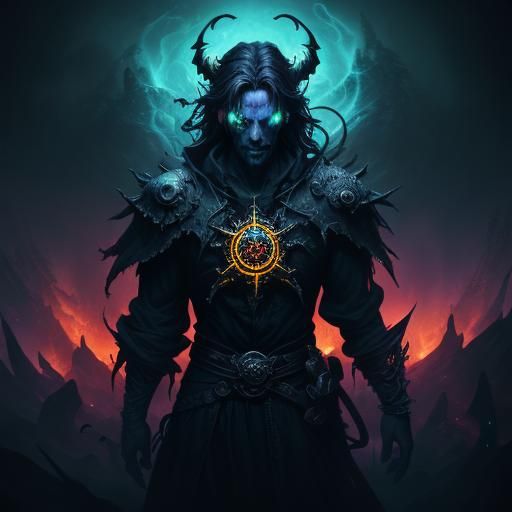 Alastor the Radio Demon: Dark Fantasy Concept Art