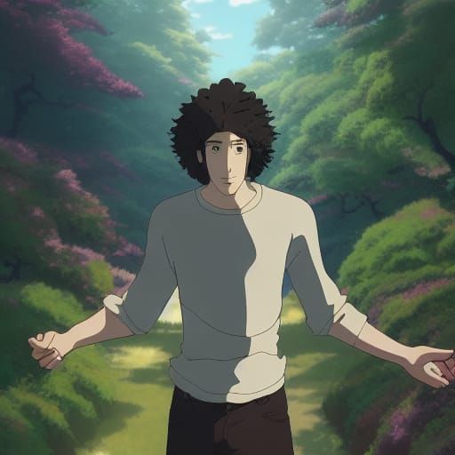 Hale Appleman in Studio Ghibli Anime Style