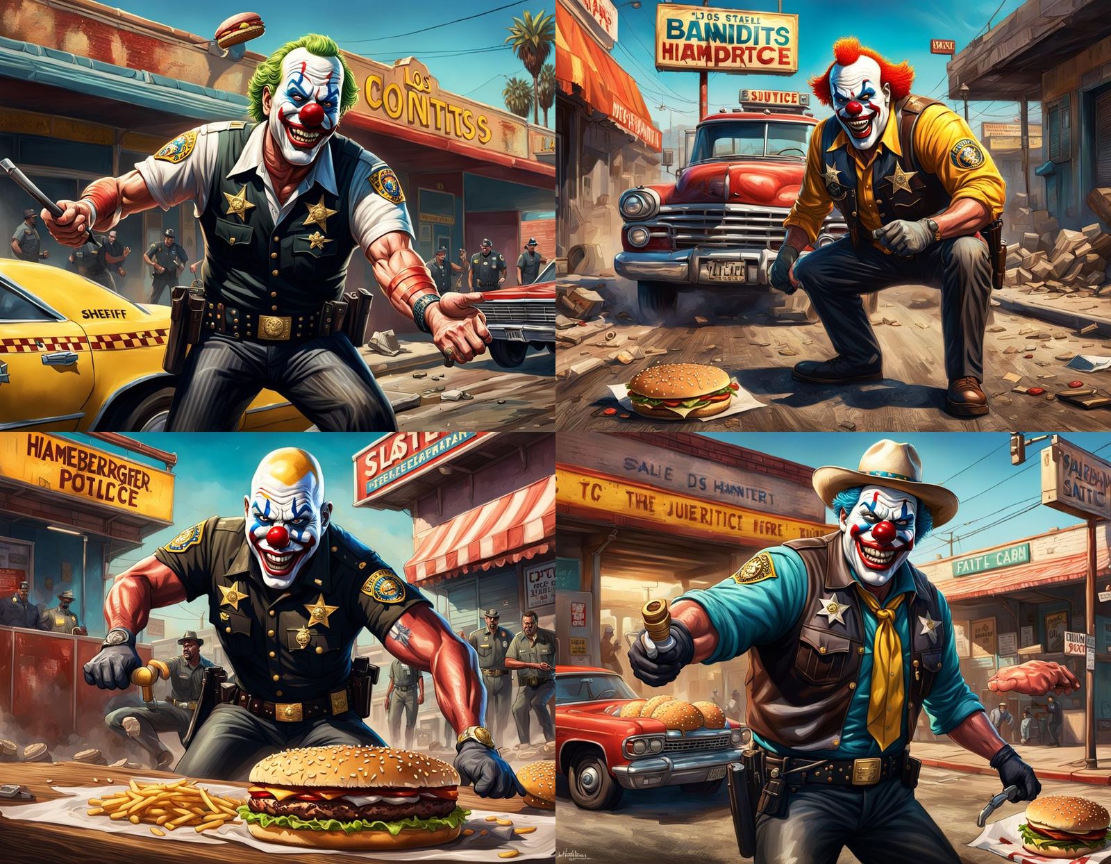 Sheriff Cletus and the Hamburger Hammer of Justice