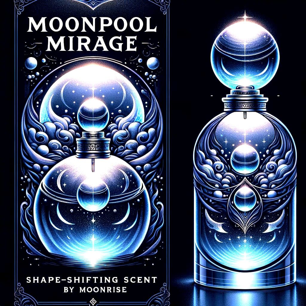 Gothic Underwater Fantasy Perfume Label