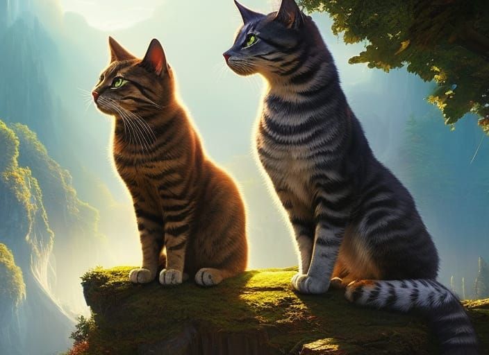Mystical Cat Divinity Concept Art