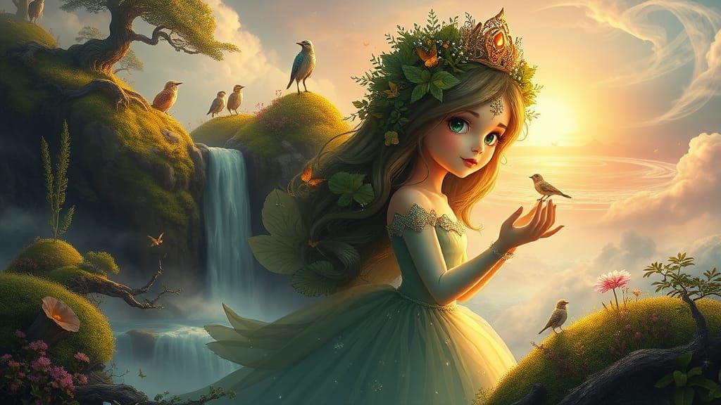 Enchanted Princess of Whimsy and Wonder