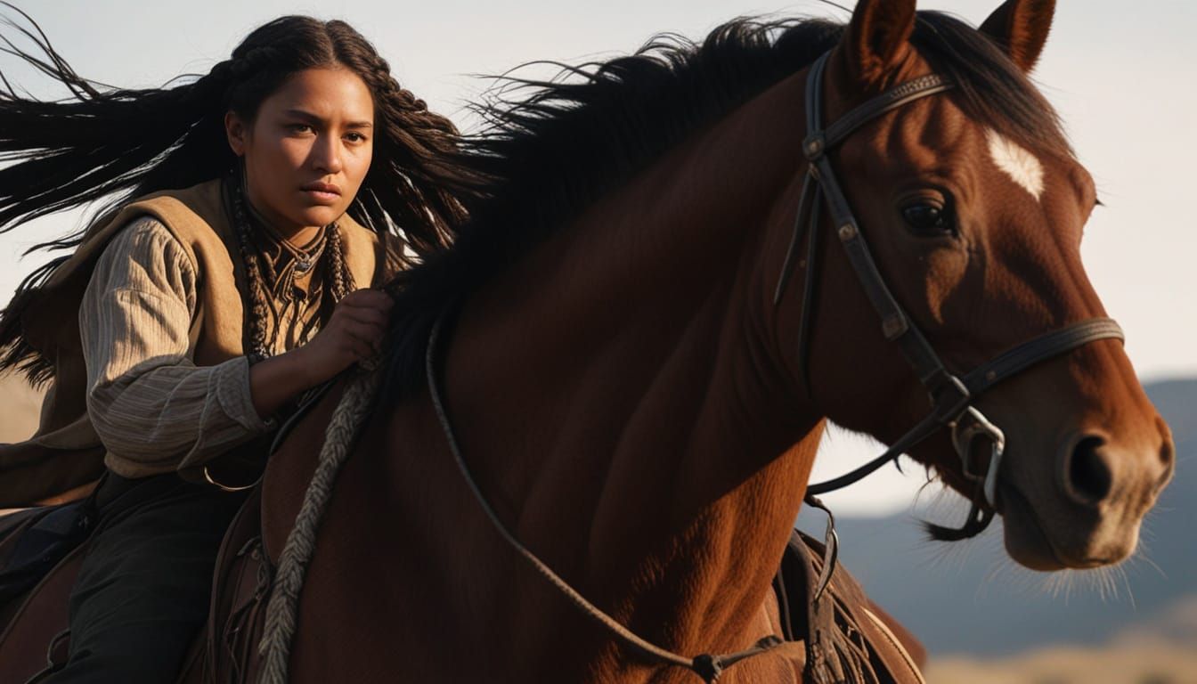 Buffalo Calf Road Woman on her rescue mission
