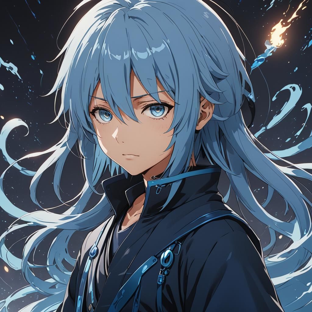 Rimuru Anime Manga Scan Style Digital Art