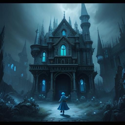 Smurfs Bursting from Television: Digital Matte Painting