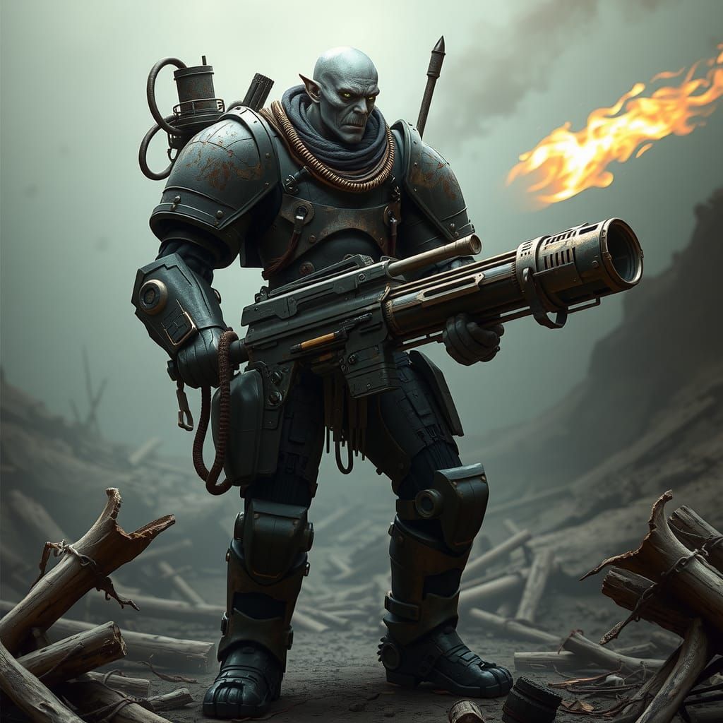 Mutant Arsonist in Desolate Excursion Zone