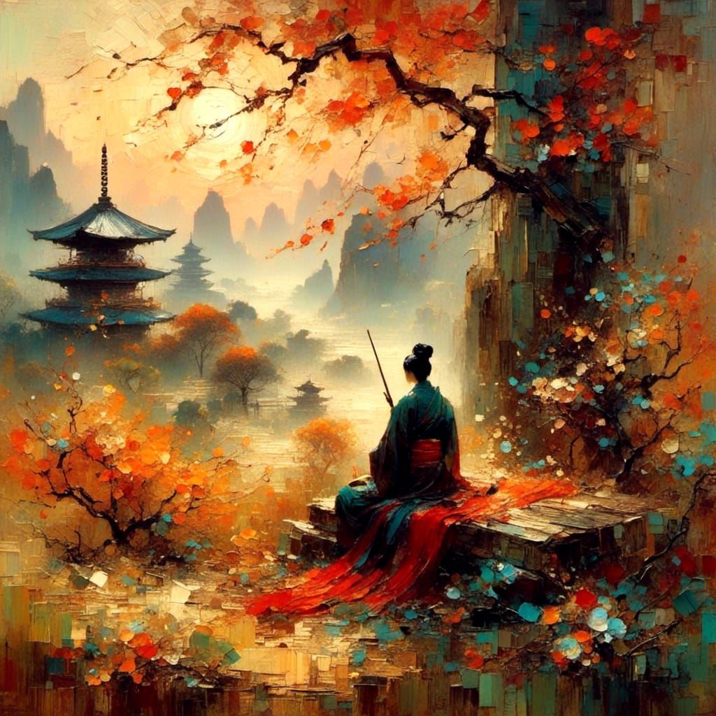 Contemplative Soul Awakens in Morning Light