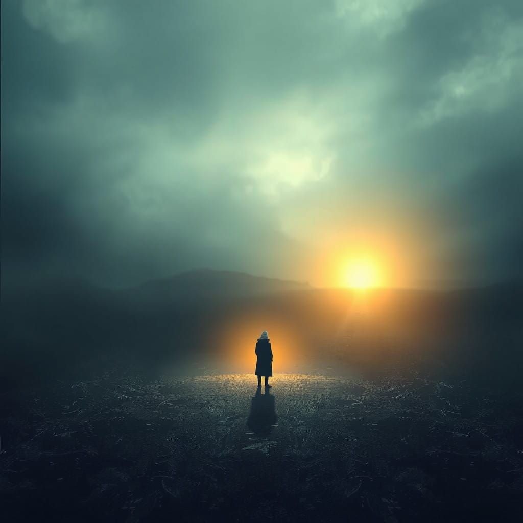 Surreal Life Crossroads Beckons with Choices and Mystery