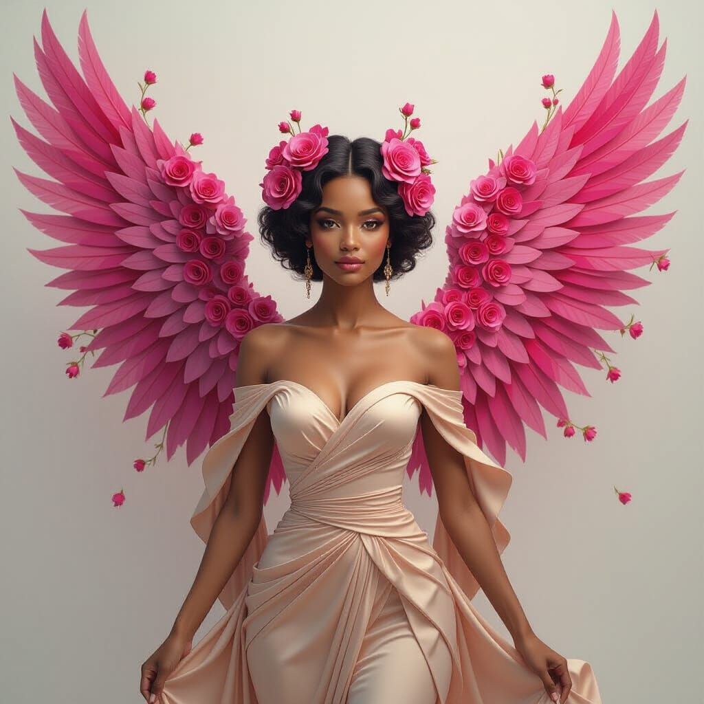 A beautiful image created by Paola Salomé, a whimsical paint...