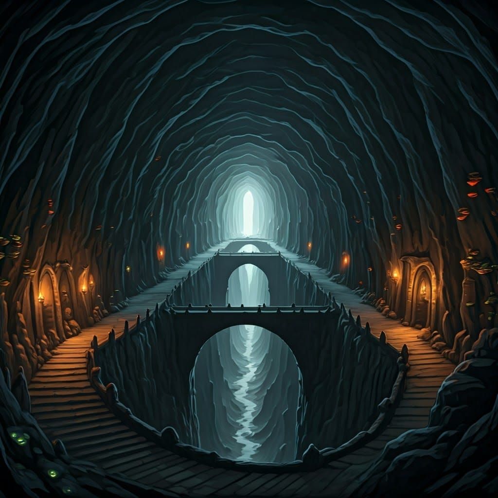 Mystical Dwarven Mines of Moria: Subterranean Tunnels
