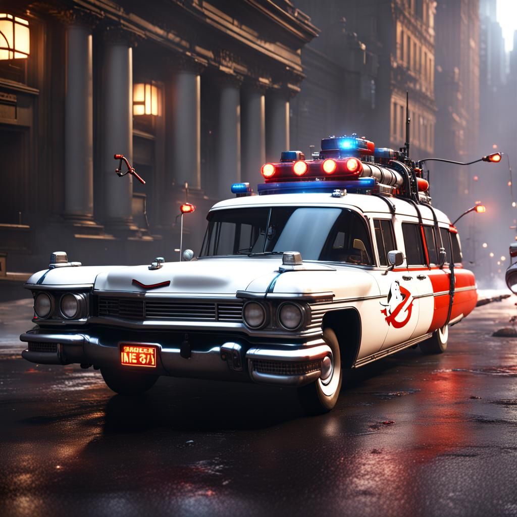 Ghostbusters in 3D Game Cinematic Style