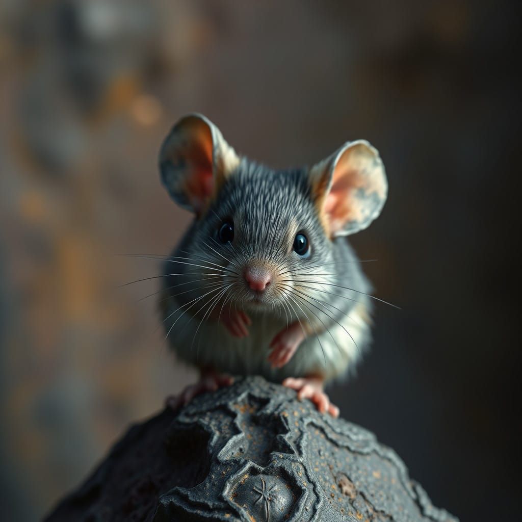 Fantasy Concept Art Mouse in Unreal Engine 5 Style