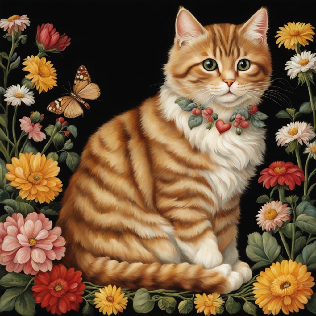 Baroque Still Life in Pastel Colors