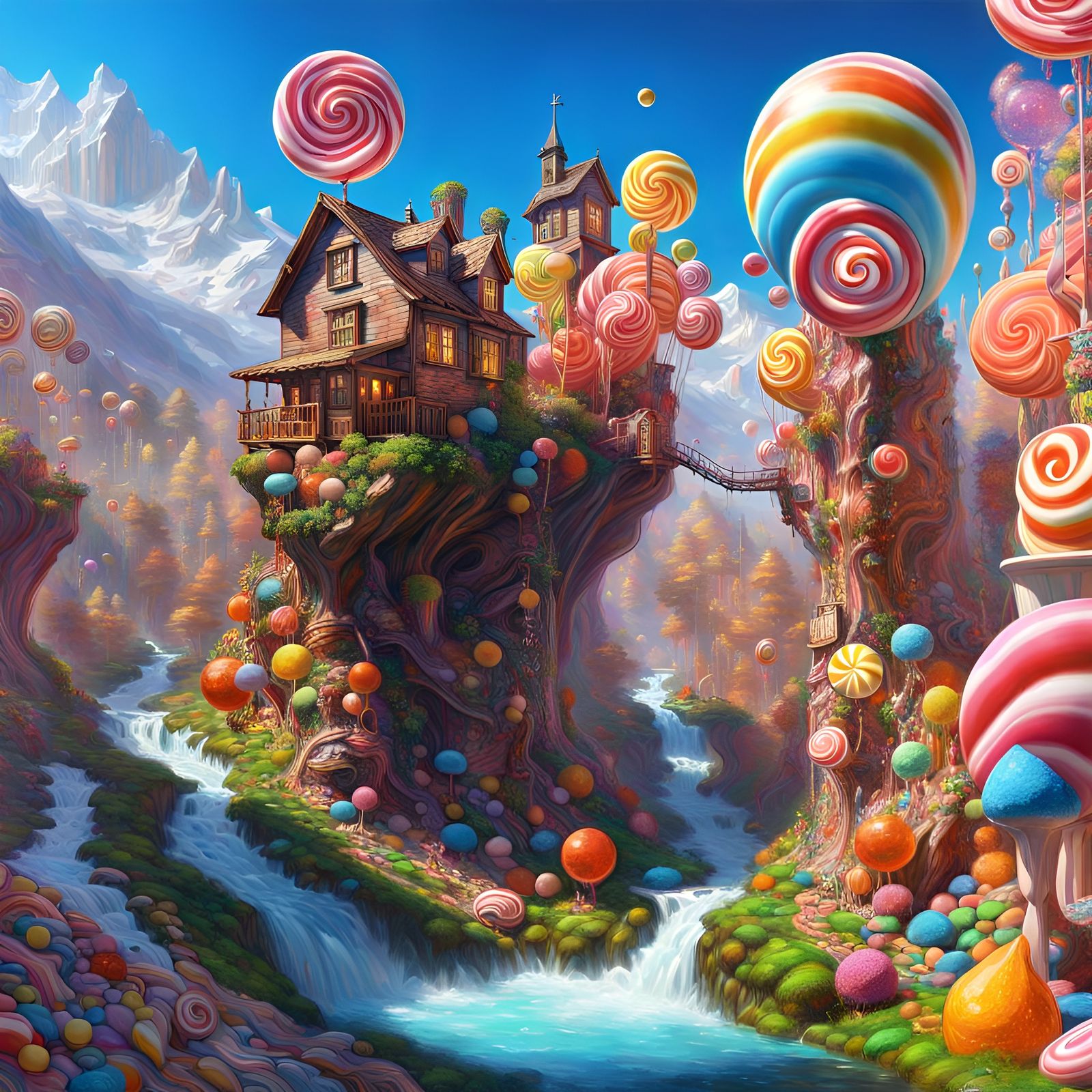 Sweet Candy Wonderland in Fantasycore Style