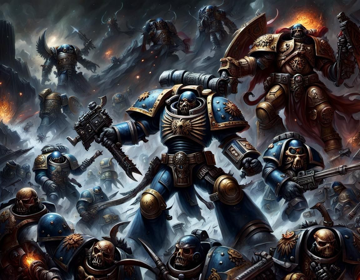 Fighting Chaos
Warhammer 40k