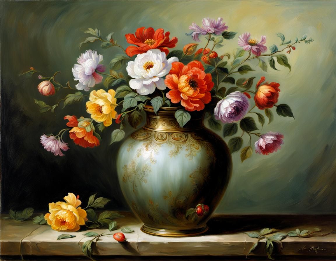 Vase in Baroque Style