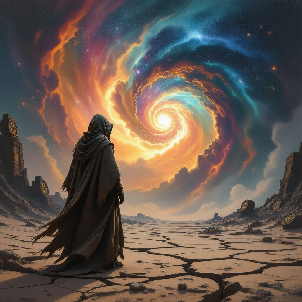 Cosmic Wanderer Amidst Lost Time