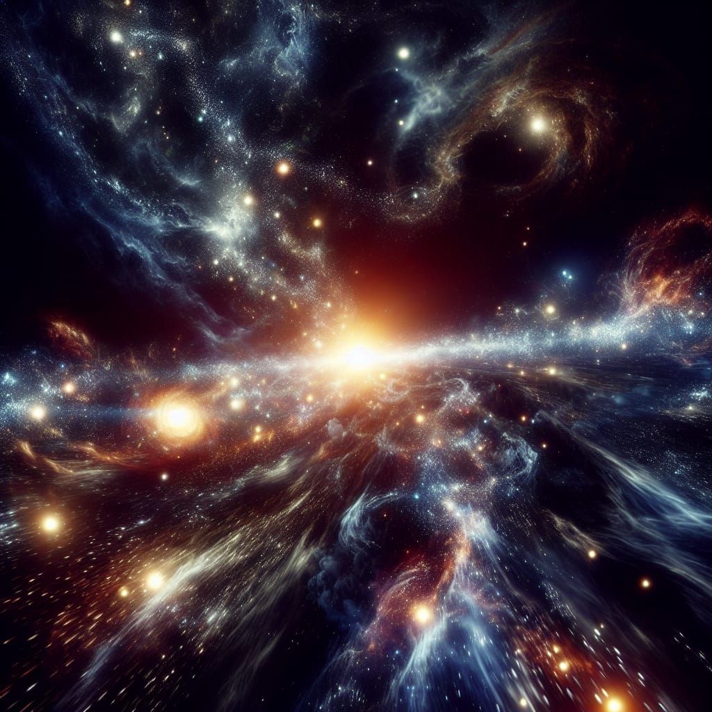 Cosmic Singularity: Universe Collapsing in Epic Event