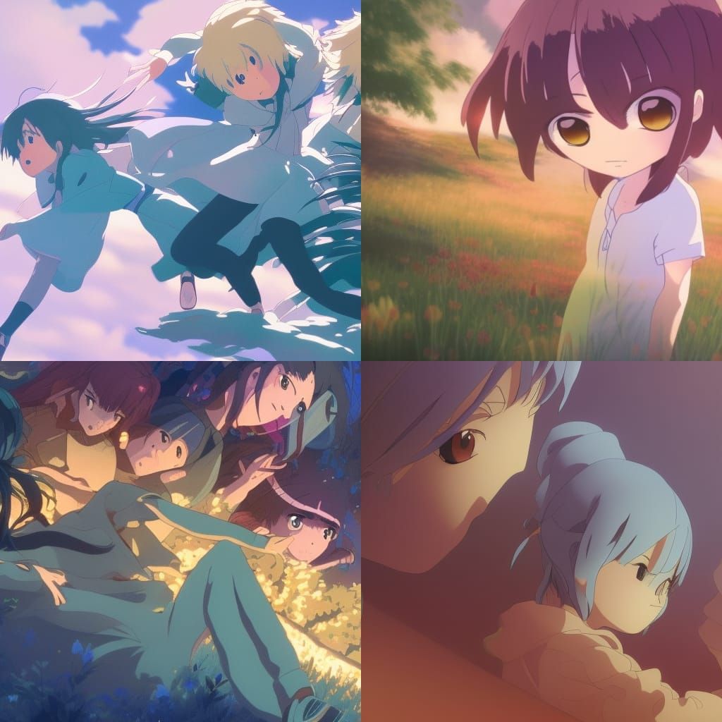 Ghibli-Style Numbers by Makoto Shinkai