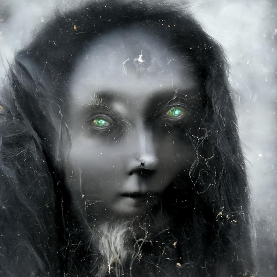 Eerie Banshee: A Vintage Supernatural Photo