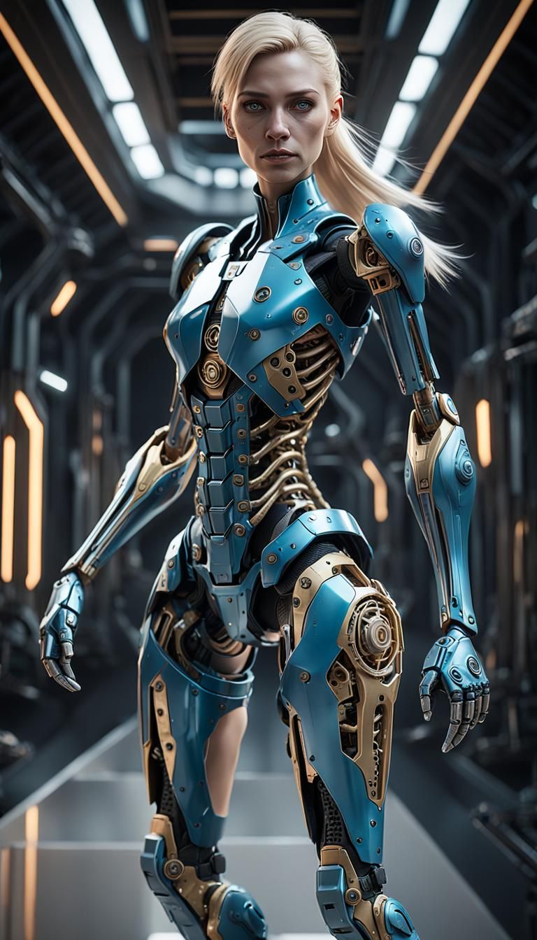 Slender Athletic Teen Amputee with Prosthetic Hooks