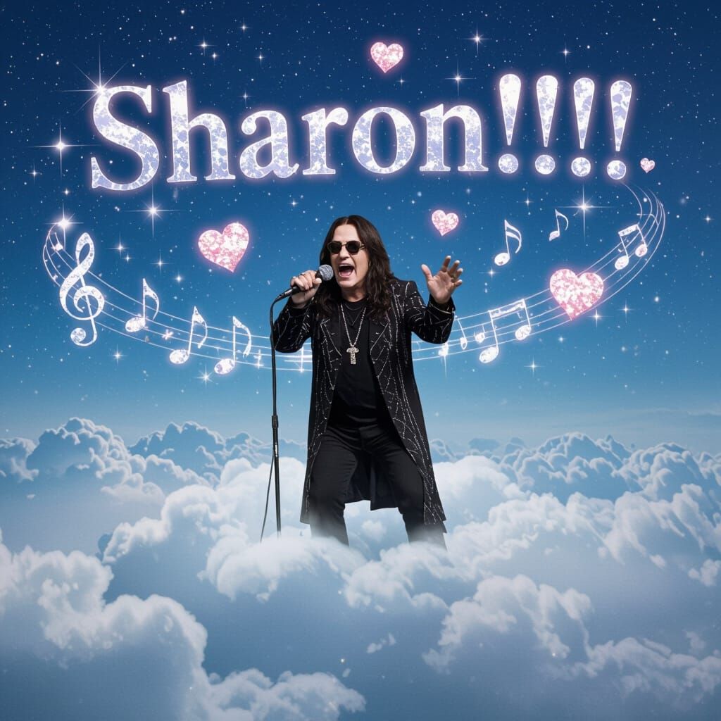 Ozzy Osbourne in Heaven with Sharon