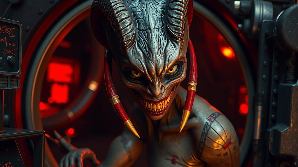 Seductive Deathclaw Goddess in Vault of Wonders